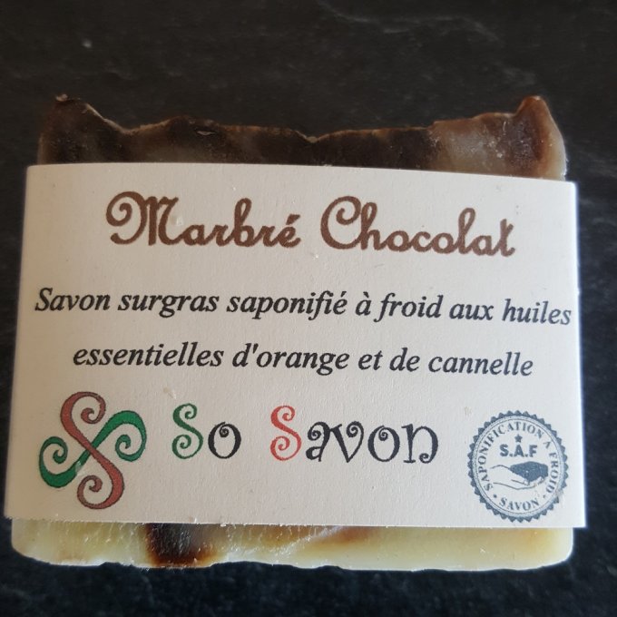 Savon Marbré chocolat